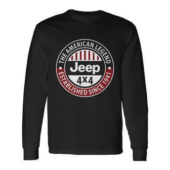 The American Legend Jeep 4X4 Shirt Unisex Long Sleeve | Favorety