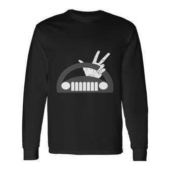 Funny The Jeep Wave T-Shirt Unisex Long Sleeve | Favorety