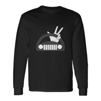 Funny The Jeep Wave Unisex Long Sleeve | Favorety UK