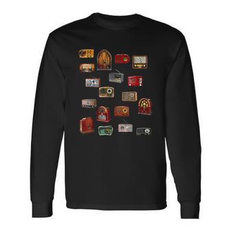 Funny Sheldon Nerdy Vintage Retro Antique Radio Geek Gift Unisex Long Sleeve | Favorety CA