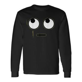 Halloween Emojis Costume Rolling Eyes Emoticon Unisex Long Sleeve | Favorety AU