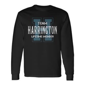 Harrington Shirts - Team Harrington Lifetime Member Name Shirts Unisex Long Sleeve | Favorety CA