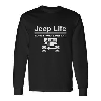 Jeep Life Money Parts Repeat Unisex Long Sleeve | Favorety UK