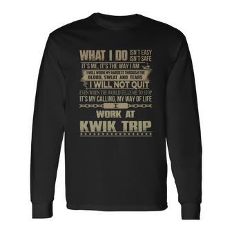 Kwik Trip Tshirt Unisex Long Sleeve | Favorety DE