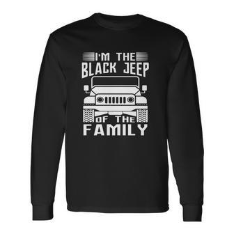 Mens Im The Black Jeep Of The Family Cool Offroad Gift T-Shirt Unisex Long Sleeve | Favorety DE