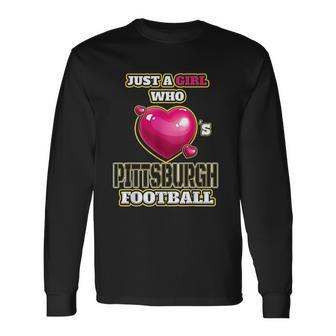 Pittsburgh Football Retro Vintage Pennsylvania Steeler Unisex Long Sleeve | Favorety DE