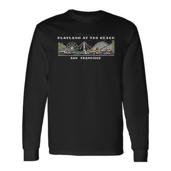 Playland At The Beach San Francisco Matchbook Reproduction Unisex Long Sleeve | Favorety DE