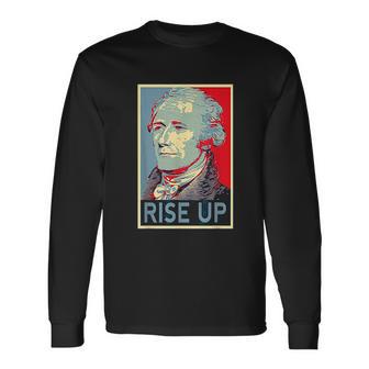 Rise Up Hamilton Vintage Unisex Long Sleeve | Favorety UK