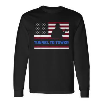 Rush Tunnel To Tower Vintage Firefighter Gift Unisex Long Sleeve | Favorety UK