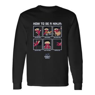 Ryans World How To Be A Ninja Skills Boys Unisex Long Sleeve | Favorety CA