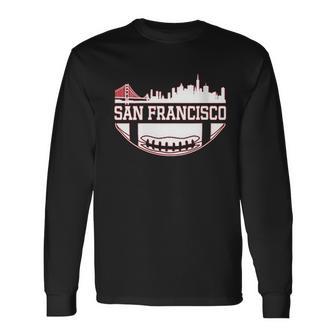 San Francisco Football Vintage Sf Cali Retro Gameday Unisex Long Sleeve | Favorety UK