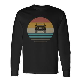 Vintage Jeeps Retro 70S Distressed Off Road Unisex Long Sleeve | Favorety