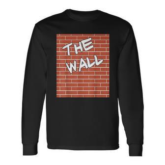 The Wall Funny Halloween Brick Wall Unisex Long Sleeve | Favorety CA