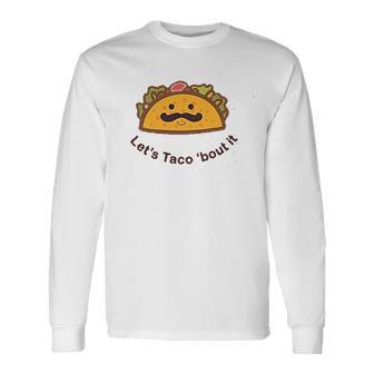 Trunk Candy Lets Taco Bout It Kids Tri Blend Unisex Long Sleeve | Favorety AU