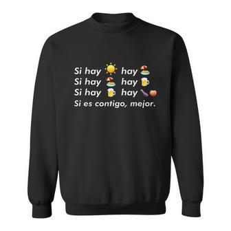 Bad Calla Trap Playa Bunny Emoji Dembow Reggaeton Style Sweatshirt | Favorety