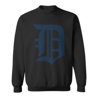 Detroit Baseball D | Vintage Michigan Bengal Tiger Retro Pullover Hoodie Sweatshirt | Favorety DE