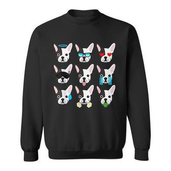 Emoji Boston Terrier Dog Face Sweatshirt | Favorety UK