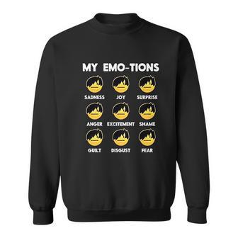 Emojis Emo Emojis Funny Faces Meme Graphic Sweatshirt | Favorety DE