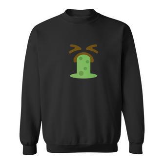 Funny Sick Vomit Halloween Emoji Group Costume Sweatshirt | Favorety DE