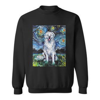 Great Pyrenees Full Version Starry Night Dog Art Sweatshirt | Favorety UK