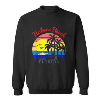 Holmes Beach Florida Vintage Retro Beach Sunset Sweatshirt | Favorety DE