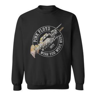 Impact Originals Coal Floyd Rock Band Wish You Were Here Sweatshirt | Favorety AU