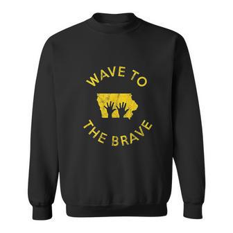 Iowa Wave To The Brave Football Childrens Hospital Sweatshirt | Favorety AU