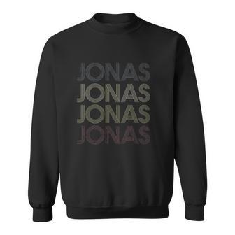 Jonas First Given Name Pride Vintage Distressed Sweatshirt | Favorety AU