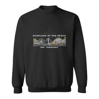 Playland At The Beach San Francisco Matchbook Reproduction Sweatshirt | Favorety UK