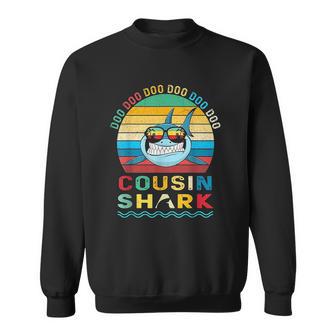 Retro Vintage Cousin Shark Doo Doo Doo Sweatshirt | Favorety AU