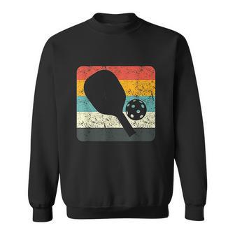 Retro Vintage Pickleball Silhouette Pickleball Gifts Sweatshirt | Favorety CA