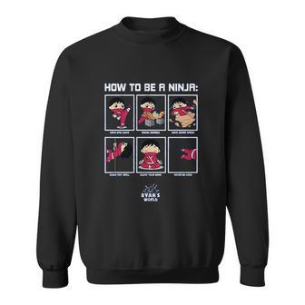 Ryans World How To Be A Ninja Skills Boys Sweatshirt | Favorety AU