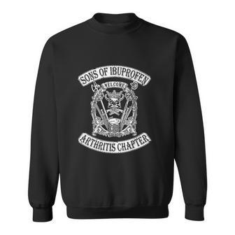 Sons Of Ibuprofen Arthritis Chapter Funny Old Biker Sweatshirt | Favorety DE