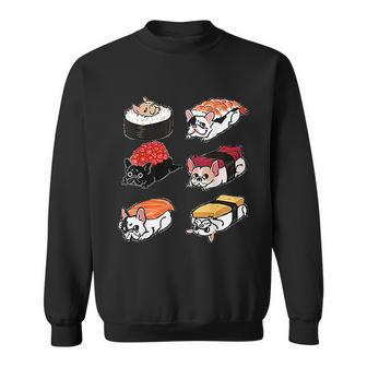 Sushi French Bulldog Funny By Huebucket Sweatshirt | Favorety UK