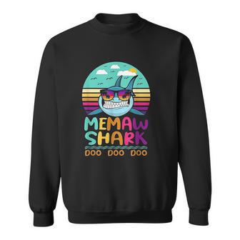 Vintage Memaw Shark Doo Doo Doo Birthday Gifts Sweatshirt | Favorety CA