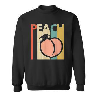 Vintage Peach Fruit Emoji Sweatshirt | Favorety UK