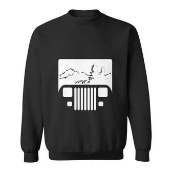 White Adventuring Yj Jeep Sweatshirt | Favorety DE