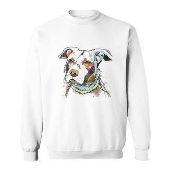 The Mountain Pet Pitbull Cotton Paper Pitbull Sweatshirt | Favorety