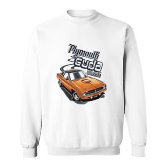 Plymouth Cuda 1970 Vintage Classic American Made Sweatshirt | Favorety DE