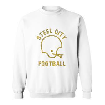 The Steel City Vintage Pittsburgh Football Sweatshirt | Favorety DE