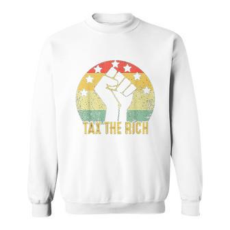 Tax The Rich Vintage Sweatshirt | Favorety