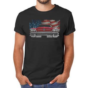 1958 Buick Front Red Us Flag Men T-Shirt | Favorety AU