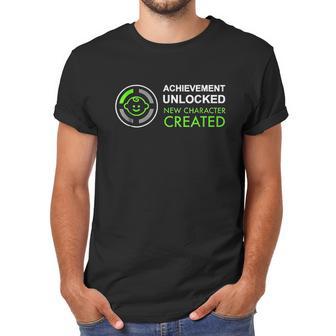 1St Fathers Day Achievement Unlocked Fatherhood Men T-Shirt | Favorety