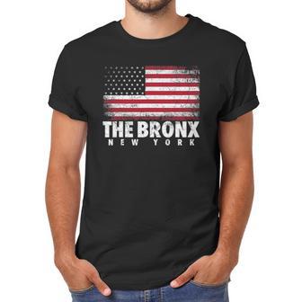 4Th Of July Gift The Bronx New York Ny American Flag Usa Men T-Shirt | Favorety DE