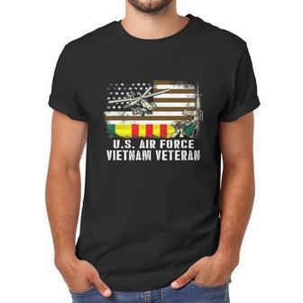 America Flag Us Air Force Vietnam Veteran Usaf Vet Graphic Design Printed Casual Daily Basic Men T-Shirt | Favorety AU