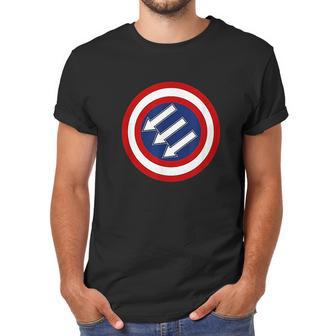 American Iron Front Retro Vintage Symbol Usa Flag Gifts Men T-Shirt | Favorety DE