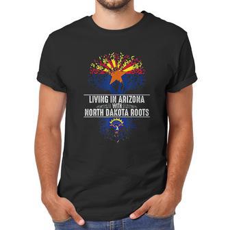 Arizona Home North Dakota Roots State Tree Flag Gift Men T-Shirt | Favorety CA