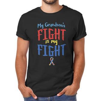 Autistic Grandsons Fight Grandparent Men T-Shirt | Favorety UK