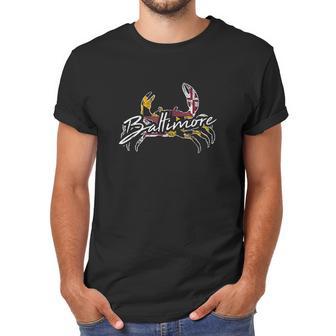 Baltimore Maryland Flag Crab Men T-Shirt | Favorety DE