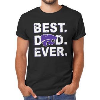 Best Dad Ever Kansas State Wildcats Father S Day Men T-Shirt | Favorety